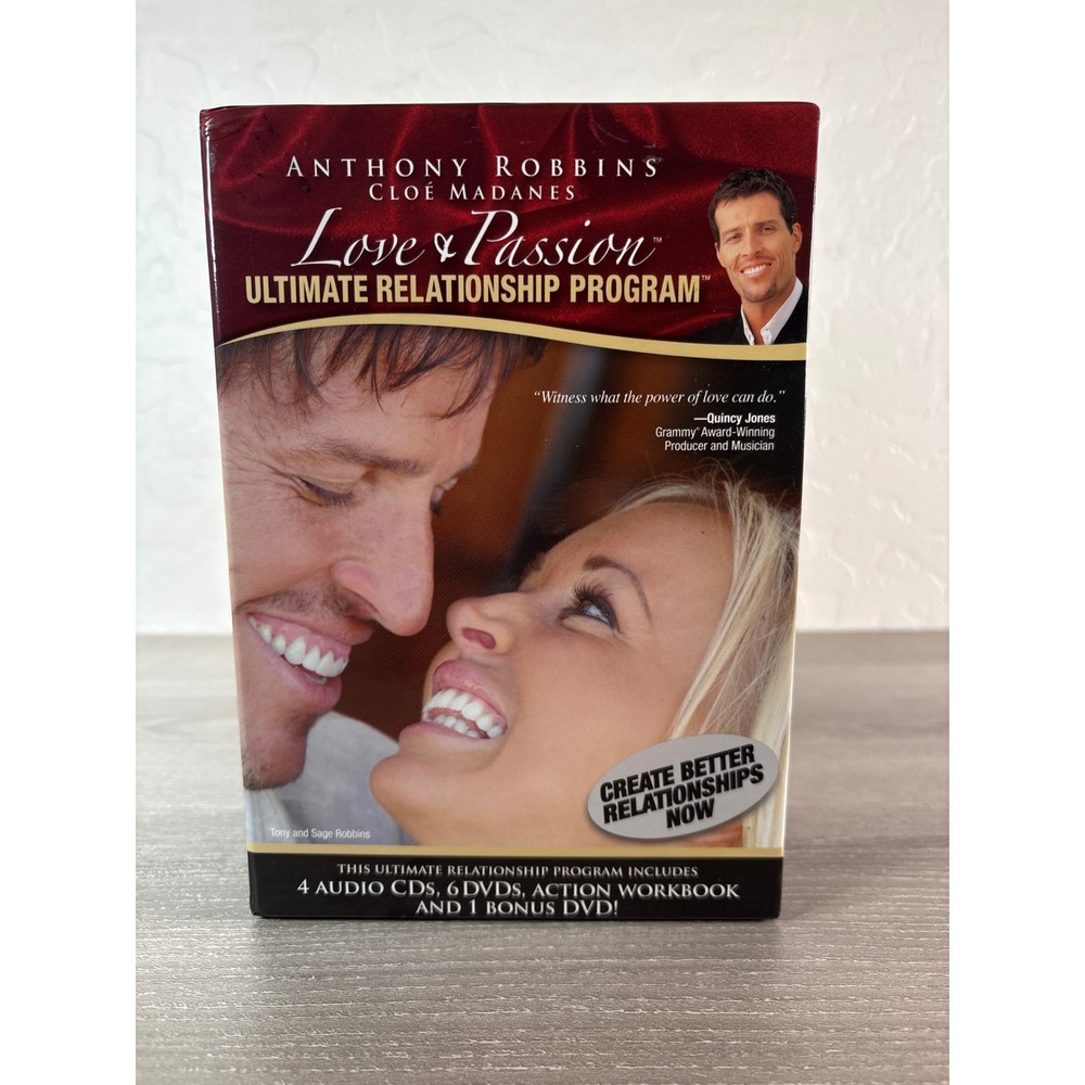Anthony Robbins/ Madanes Love Passion Ultimate Relationship Program 4‎ CD 6 DVD